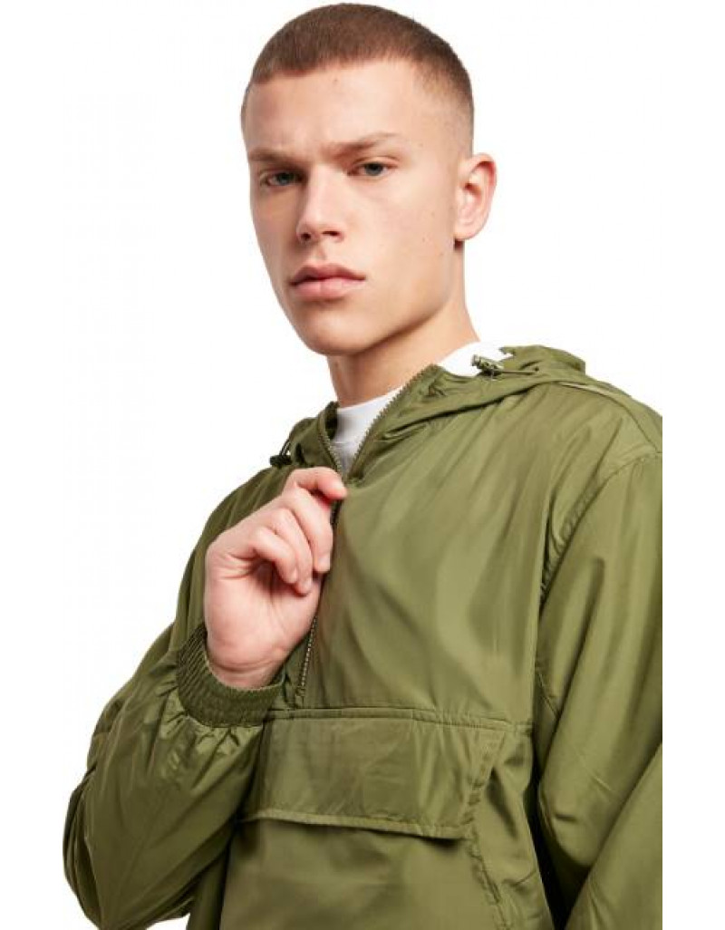 Geaca de vant cu 1/4 fermoar